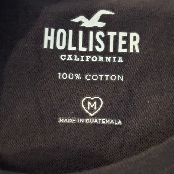 Hollister California Mickey Mouse Surf Club Black Cotton T, NEW WITH TAGS, Med. - Picture 4 of 10